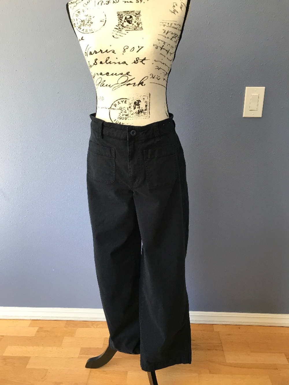Wide Leg Curvy Fit Emmett Pants by Madewell Size 27